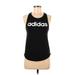 Adidas Active Tank Top: Black Activewear - Women's Size X-Small