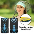 2 pezzi 3D 3.8CM * 40CM * 0.1CM Tennis Paddle Head Tape per Beach Tennis racchetta protezione nastro