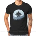 The Iron Giant America Cartoon Movie Moon Tshirt abiti da uomo di moda Vintage top t-shirt o-collo