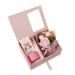 SPA Gift Baskets For Women - Luxury Bath Set With Rose Oil & Peony - Spa Kit Includes Body Wash Bubble Bath Lotion Bath Salts Body Scrub Body Spray Shower Puff and Towel