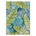 Mainstays Palm 7â€™x 10â€™ Outdoor Woven Rug - Polypropylene/Polyester - Multi Color