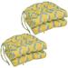 Blazing Needles 16-inch Spun Polyester Outdoor U-shaped Tufted Chair Cushions (Set of 4) 916X16US-T-4CH-OD-105