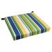 20-inch by 19-inch Patterned Outdoor Chair Cushion - 20 x 19