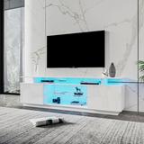 LED TV Stand Media Storage Cabinets TV Console for Up to 80" TVs - 70.87" x 15.75" x 22.05"