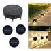 KKCXFJX Clearence!4 Pack Solar Ground Lights 6LED Solar Lights Outdoor Garden Upgraded Outdoor Bright In-Ground Lights Landscapes Lights For Pathways Yard Lawns