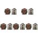 10 Pcs Wooden Fairy Door Decor for Garden Fairy Door Ornament Garden Supply