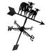 Weather Vane Backyard Roof Mounted Sheep Weathervane Metal Wind Vane Decorative Weather Vane