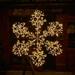 36Inch 528 Led Starburst Snowflake Light Twinkle And Warm White Lights Silver Finish Plug In For Home Garden Decoration Winter Wedding Birthday Christmas Holiday Party Decoration