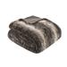 Cozy Soft Faux Fur Blanket, 100% Polyester Reversible Throw Blanket for Couch, Machine Washable - 60x70 inches