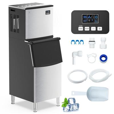 Commercial Ice Maker Machine 350LBS/24H with 220LBS Ice Capacity