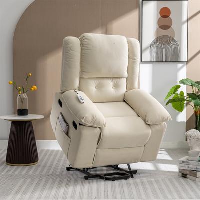 Merax Massage Recliner,Power Lift Chair for Elderly with Adjustable Massage and Heating Function