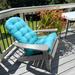 WINSOON 49x20x5 Inch Adirondack Chair Cushion Set of 4, Thickened and High Back Chair Cushion
