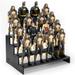 4 Tier Action Figure Display Stand Shelf with Peg for 6 inch Star Wars Black Series DC Model Holder Toy Collectibles