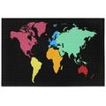 Dreamtimes Colorful World Map Puzzle for Adults 1000 Piece Puzzles Game DIY Toys Creative Gift Home Decorations