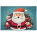 Dreamtimes Cute Santa Claus Puzzles for Adults 1000 Pieces Adults and Kids Ntellectual Decompression Jigsaw Game for Christmas Holiday Toy Birthday Gift