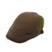 WITHMOONS Winter Knit Ivy Gatsby Hats - Golf Cabbie Newsboy Duckbill Cap Adjustable LD31575 (Brown)