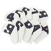 10 Pcs Golf Club Cover Hybrid Headcover Golfs Covers Magnetic Putter Iron Accessories Wear-resistant Sleeve