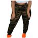 Virmaxy Womens High Waisted Cargo Pants Travel Straight Leg Pants with Pockets High Waist Straight Tube Multicolor Camouflage Cargo Pants Fishing Golf Travel Pants with Pockets Camouflage-B M