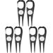 6 Pcs Golfs Divot Repair Tool Portable Golfs Divot Fork Golfs Divot Tool Fairway Repairing Supply