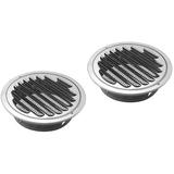 2pcs Air Vent Cover Round Air Vent Louver Grille Cover Ventilation Accessory 120mm