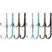 8 Pcs Multi-use Pole Hooks Swimming Pool Wall Hangers Iron Wall Hooks Pool Accessory