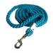 Miulika Horse Lead Rope Horse Leading Rope Handmade Durable Professional Practical Accessories Bolt Snap Heavy Duty Soft Braided Rope Light Blue