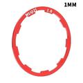 MTB Grooved Hub Washer 1.0/1.5/1.85/2.0/2.18/2.35/2.5MM Bottom Bracket Spacers Red 1MM