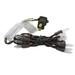 String 11 Lights Cord Br 65.0Inch Wire Replacement Lights Bulbs Fuse String Lights Lsw13 Brown 65 In H X 1.5 In W X .12 In D