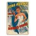The Bronze Venus (The Duke Is Tops) - Starring Lena Horne Ralph Cooper - Vintage Film Movie Poster c.1938 - 8 x 12 inch Vintage Wood Art Sign