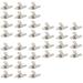 36 pcs Stainless Steel Magnet Clips Metal Clip For Home School Office with Covers