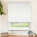 CHICOLOGY Cordless 1-Inch Vinyl Mini Blinds Gloss White (Room Darkening) 52 W X 60 H