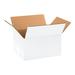 11 1/4 x 8 3/4 x 4 White Corrugated Boxes - 25 Per Bundle