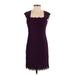 Adrianna Papell Casual Dress - Sheath: Purple Dresses - Women's Size 4