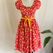 Disney Dresses | New Disney Parks Adult Xs Dole Whip Dress From The Dress Shop | Color: Red | Size: Xs