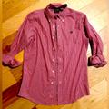 Ralph Lauren Shirts | Men’s 15 1/2 Ralph Lauren Long Sleeve Button Down - Red/White Check Print | Color: Red/White | Size: Neck 15 1/2