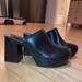 Zara Shoes | Chunky Clogs | Color: Black | Size: 9