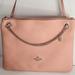 Coach Bags | Coach Baby Pink Pebbled Leather Convertable Crossbody Bag W Silver Hardware | Color: Pink/Silver | Size: Os