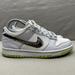 Nike Shoes | Nike Dunk Low Size 6y (Womens 7.5) Shoes 3d Swoosh Gray Green Low Top Sneakers | Color: Gray/Green | Size: 7.5