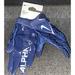 Nike Accessories | Nike Superbad 6.0 Alpha Size Xl Football Gloves Blue White New | Color: Blue | Size: Xl