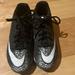 Nike Shoes | Boys Nike Baseball Cleats Size 1.5 | Color: Black/White | Size: 1.5b