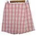 Burberry Skirts | Burberry Women's Pink Plaid Golf Skirt/Skort Size Uk12/Usa10m/L Cotton Blend New | Color: Pink/White | Size: 10