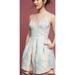 Anthropologie Dresses | Anthropologie Hutch ‘Cressida’ Floral Dress Spaghetti Strap Pockets Aqua Pink 8 | Color: Blue/Pink | Size: 8