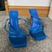 Zara Shoes | Blue Zara Heels | Color: Blue | Size: 9.5