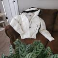 Nike Jackets & Coats | Nike Size Small Swoosh White Hooded Down Puffer Jacket | Color: White | Size: Reg Small