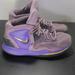 Nike Shoes | Nike Kyrie Infinty Mid Youth Sz 3.5 Boys 006317 Purple Blue Basketball Sneakers | Color: Purple | Size: 3.5b