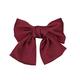 Fashion hair accessories Women Vintage,Hair Stick ，Hair Chopstick,Red Big Bow Hairwear Back of The Hair Accessories Spring Hair Clip Hair Band Headdress Clip (Color : Red)