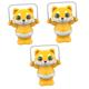 FAVOMOTO Musical Toy 3pcs Voice Control Skipping Rope Toy Piggy With Lights Child Plastic Animal Singing Toy