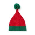 IBLUON Deluxe Plush Santa Hat, Christmas Gift Xmas Decoration Knitted Christmas Hat Cute Pom Pom Adult Kids Soft Beanie Santa Hat New Year Party Kids Déguisements de Noël (Color : Adult 2)