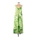 Zanzea Collection Casual Dress - Maxi: Green Tropical Dresses - Women's Size 6