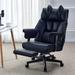 My Lux Decor Executive Chair | 26.37 W x 26.37 D in | Wayfair 14:350853#Cowhide Footrest